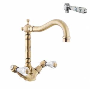 Смеситель двухвентильный для раковины Bugnatese Revival Uni